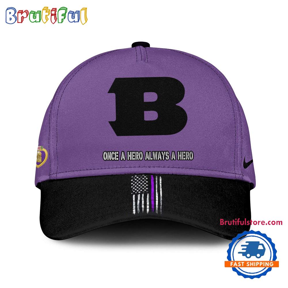 NFL Cincinnati Bengals Purple Heart Day Limited Edition Baseball Cap