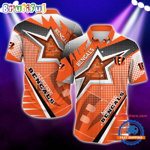 NFL Cincinnati Bengals Special Football Team Star Hawaiian Shirts