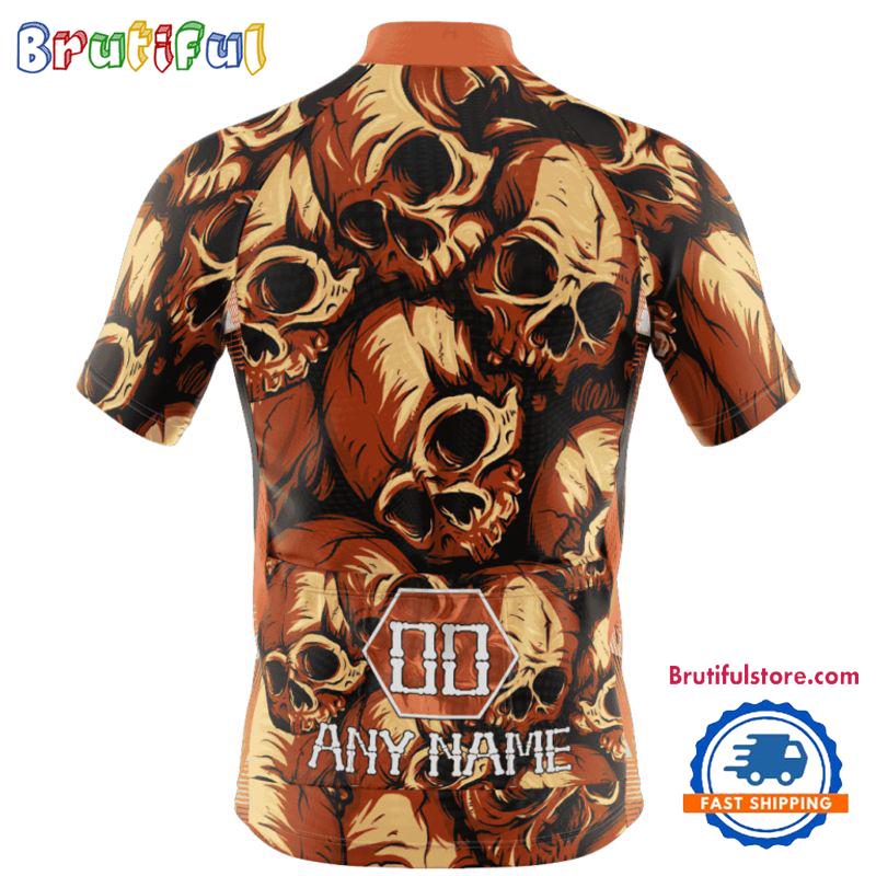 NFL Cincinnati Bengals Special Skull Design Cycling Jersey