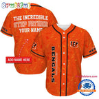 NFL Cincinnati Bengals The Increadible Step Father’s Day Baseball Jersey