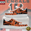 NFL Cincinnati Bengals Trending Football Sneakers Nike Air Force 1 Shoes
