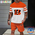 NFL Cincinnati Bengals Trendy Summer T Shirt And Shorts Set