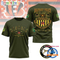 NFL Cincinnati Bengals US Army Military Police Veteran All Over Print Shirt