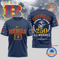 NFL Cincinnati Bengals US Marines 250 Years Est.1775 Unisex 3D T Shirt