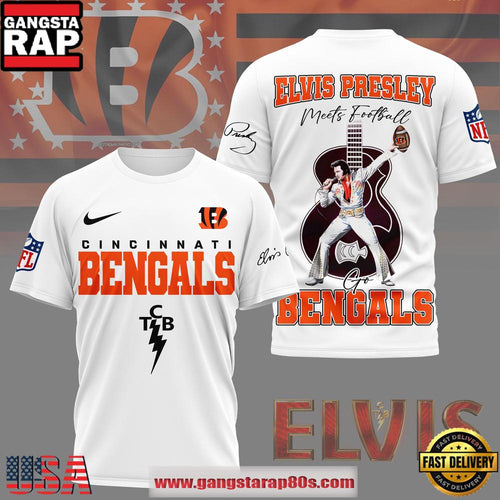 NFL Cincinnati Bengals x Elvis Presley 2026 Unisex T-Shirt
