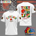 NFL Cleveland Browns 2025 Juneteenth Freedom Day 3D Shirt