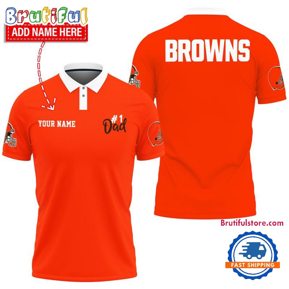 NFL Cleveland Browns Best Dad Wonderful Father’s Day Polo Shirts