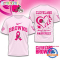 NFL Cleveland Browns Breast Cancer Awareness Limited Edition Unisex T Shirt