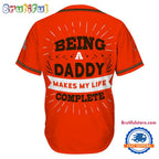 NFL Cleveland Browns Football Being A Daddy Father’s Day Baseball Jersey