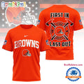 NFL Cleveland Browns Football Team Fire Dept Design T Shirt