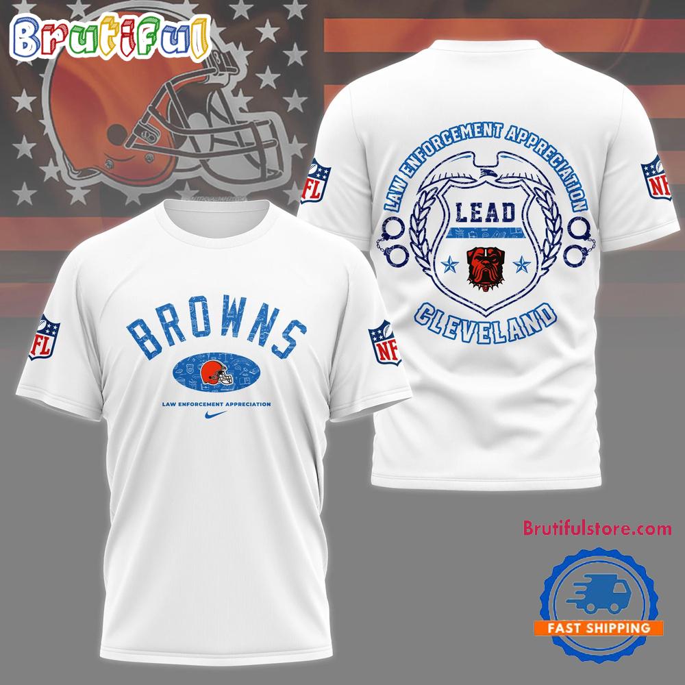 NFL Cleveland Browns Law Appreciation Month 3D Shirt