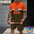 NFL Cleveland Browns New Design T Shirt And Shorts Set