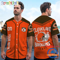 NFL Cleveland Browns Personalized Baseball Jersey