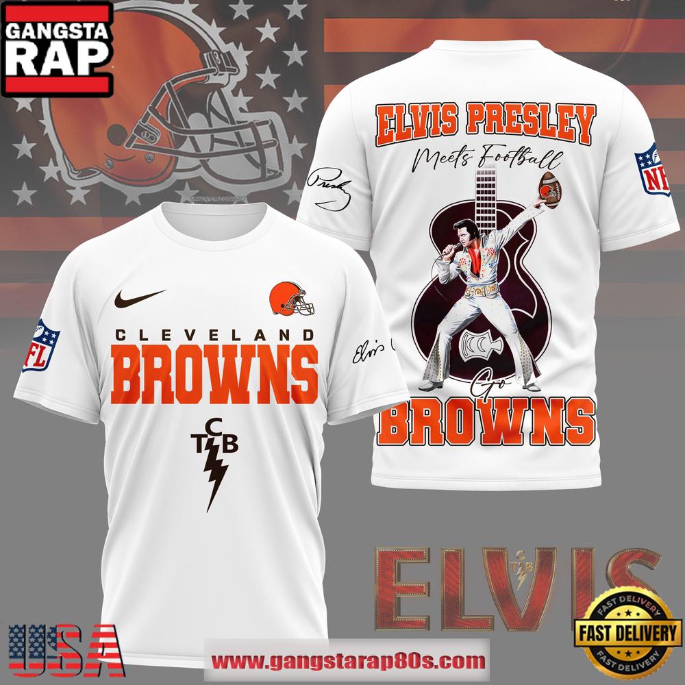 NFL Cleveland Browns x Elvis Presley 2026 Unisex T-Shirt