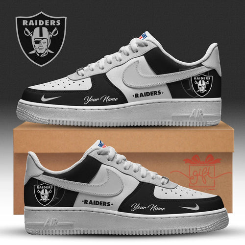 NFL Custom Las Vegas Raiders New 2026 Version Nike Air Force 1 Fashions Shoes