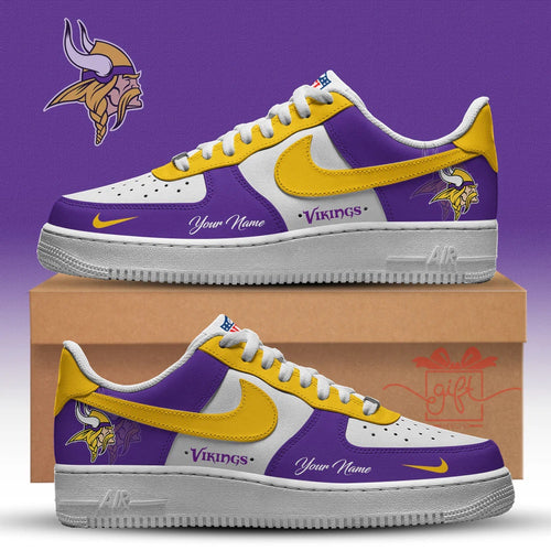 NFL Custom Minnesota Vikings New 2026 Version Nike Air Force 1 Fashions Shoes