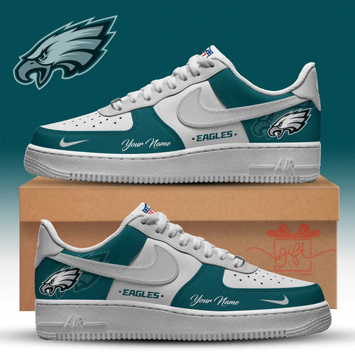 NFL Custom Philadelphia Eagles New 2026 Version Nike Air Force 1 Fashions Shoes