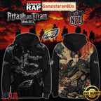 NFL Custom Team x Attack On Titan 2025 Unisex 3D Hoodie