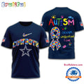 NFL Dallas Cowboys 2025 Autism Awareness 3D Shirt