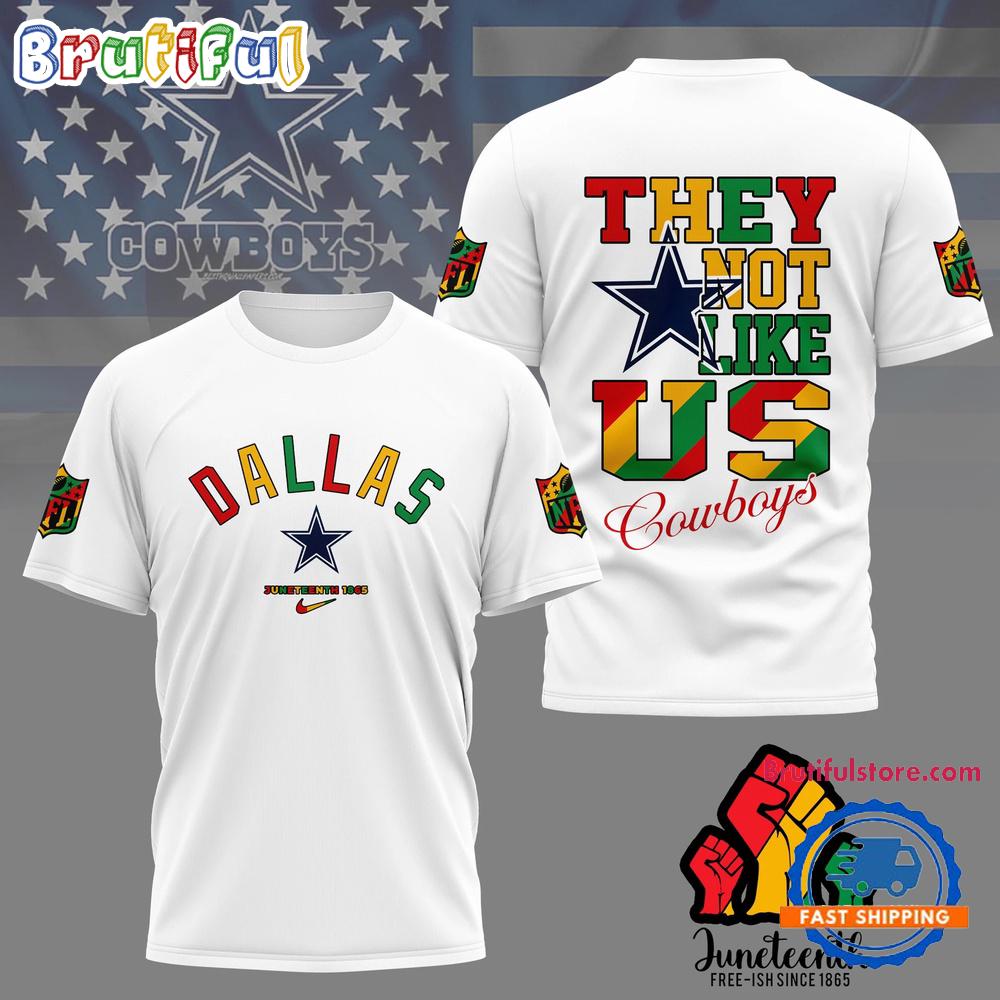 NFL Dallas Cowboys 2025 Juneteenth Freedom Day 3D Shirt