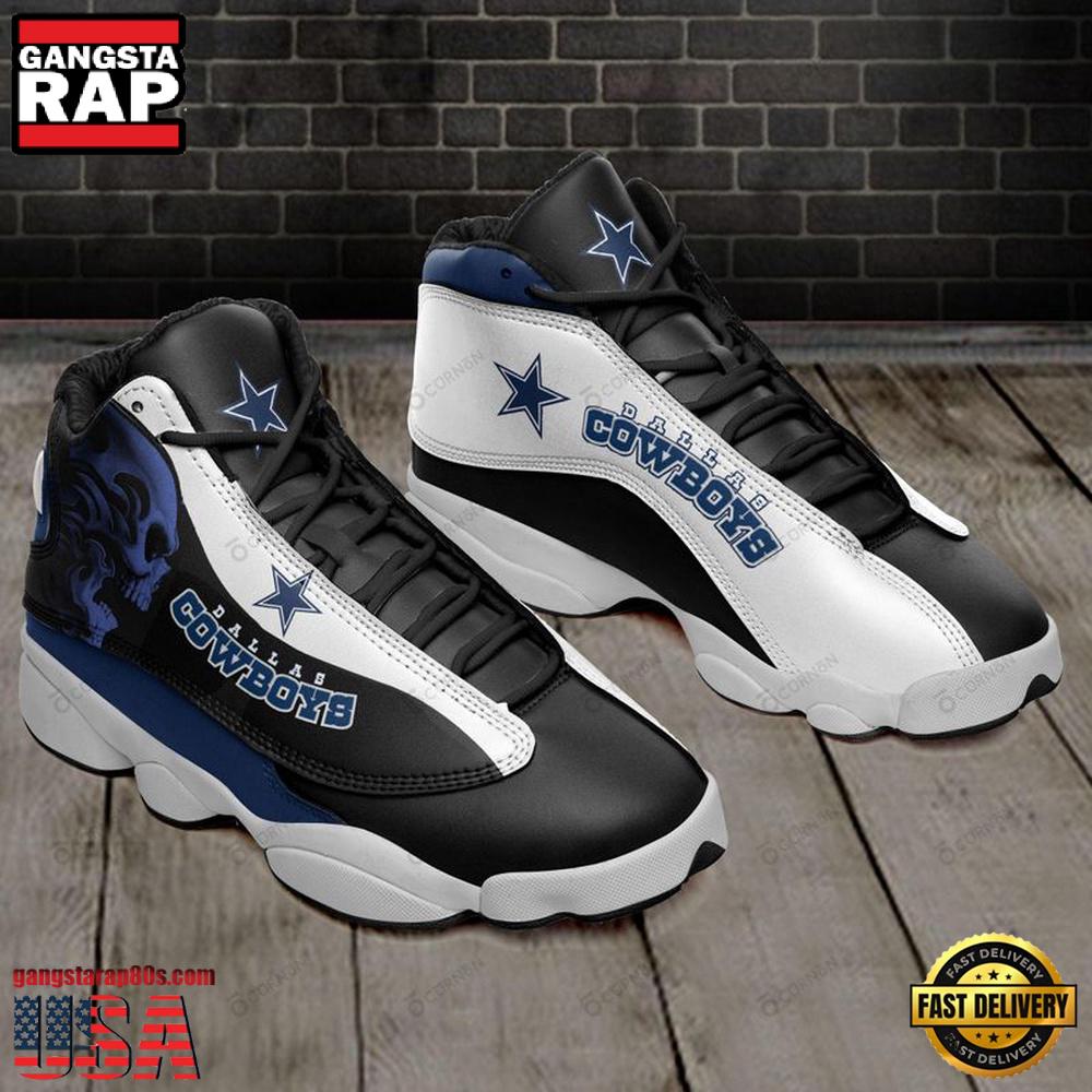 NFL Dallas Cowboys New Design Air Jordan 13 Running Sneakers Shoes Gift For Fans