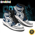 NFL Dallas Cowboys American Team Air Jordan 1 High Sneakers