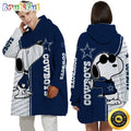 NFL Dallas Cowboys Blanket Hoodie For Fans Unisex Hoodie