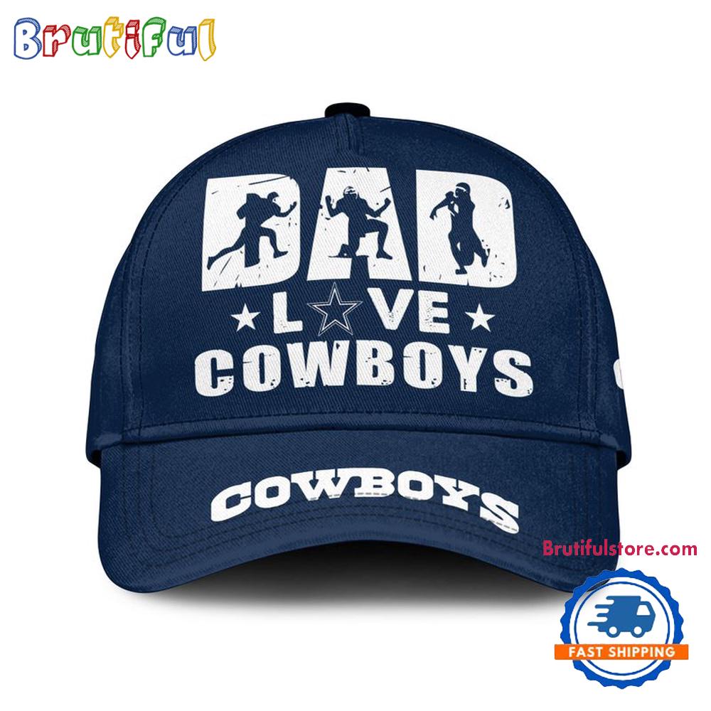 NFL Dallas Cowboys Dad Love Best Father’s Day Baseball Cap