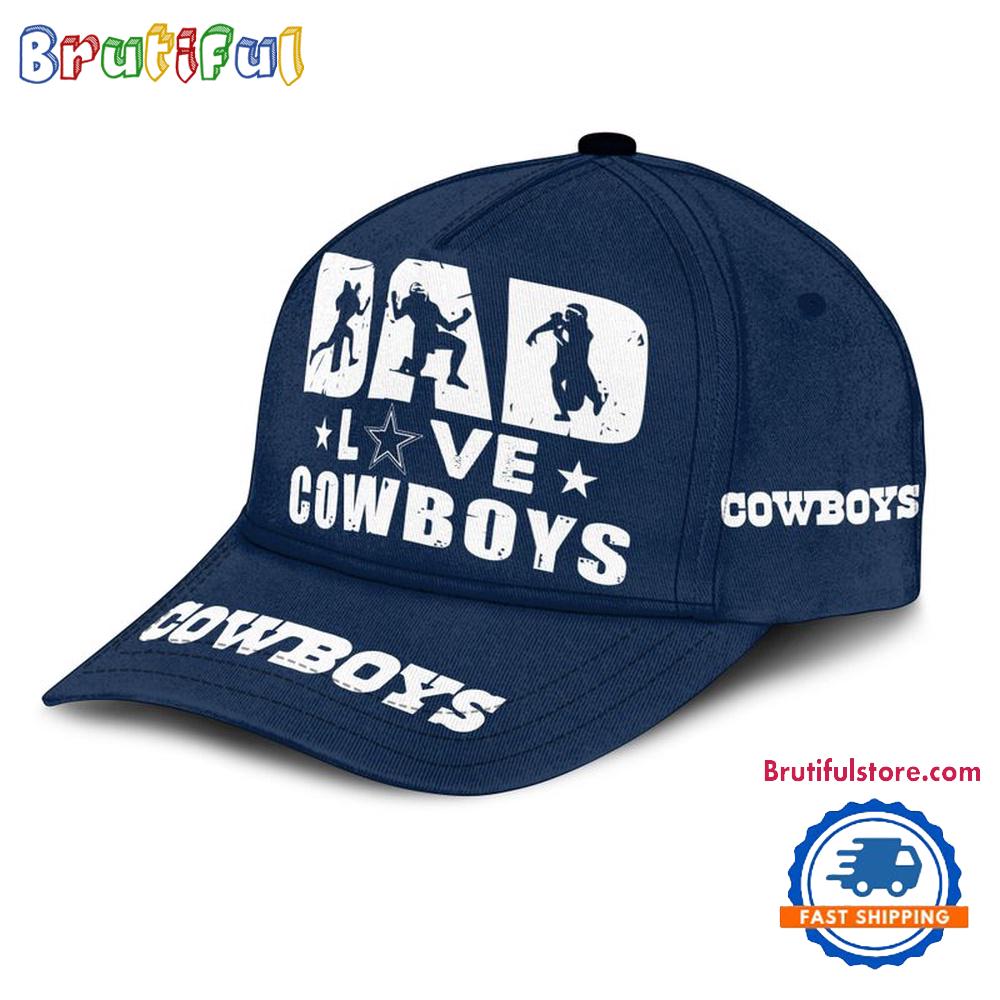 NFL Dallas Cowboys Dad Love Best Father’s Day Baseball Cap