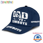 NFL Dallas Cowboys Dad Love Best Father’s Day Baseball Cap