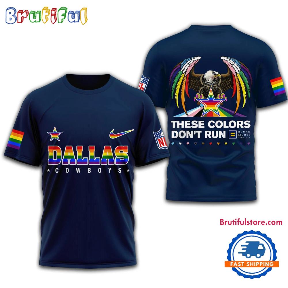 NFL Dallas Cowboys Football Human Rights Campaign LGBT 2025 3D Shirt
