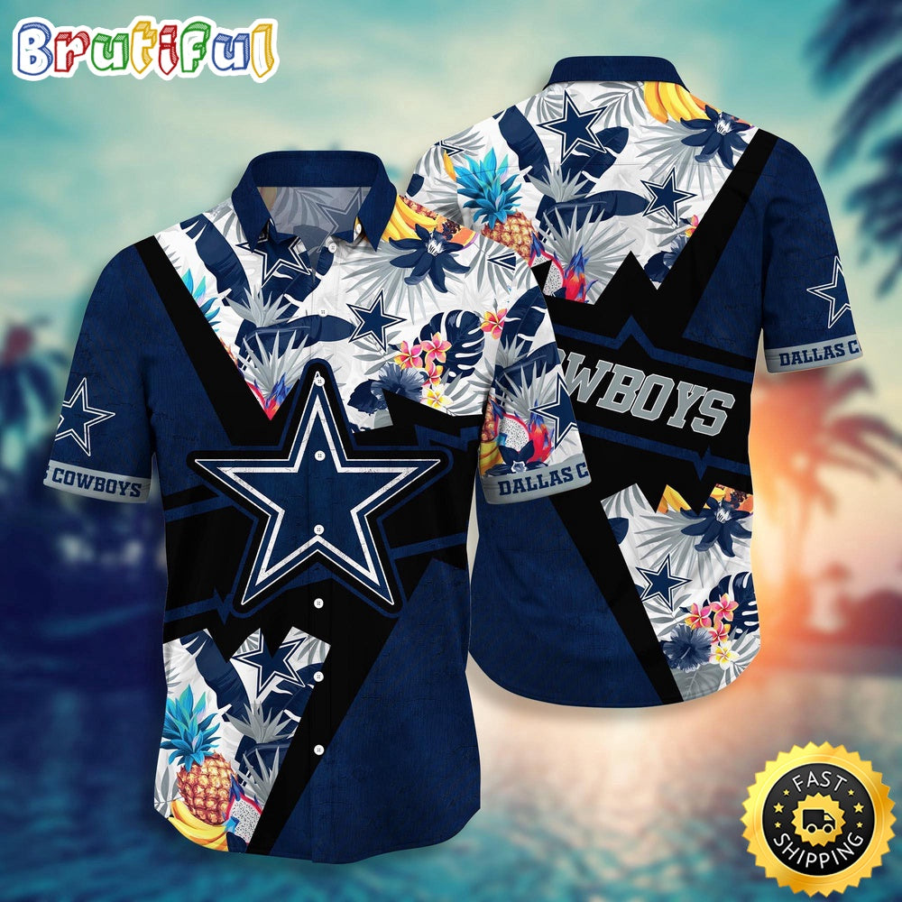 NFL Dallas Cowboys Hawaii Shirt Flower Island Inspired Apparel
