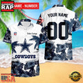 NFL Dallas Cowboys New Design 2025 Custom Name Number Hawaiian Shirt