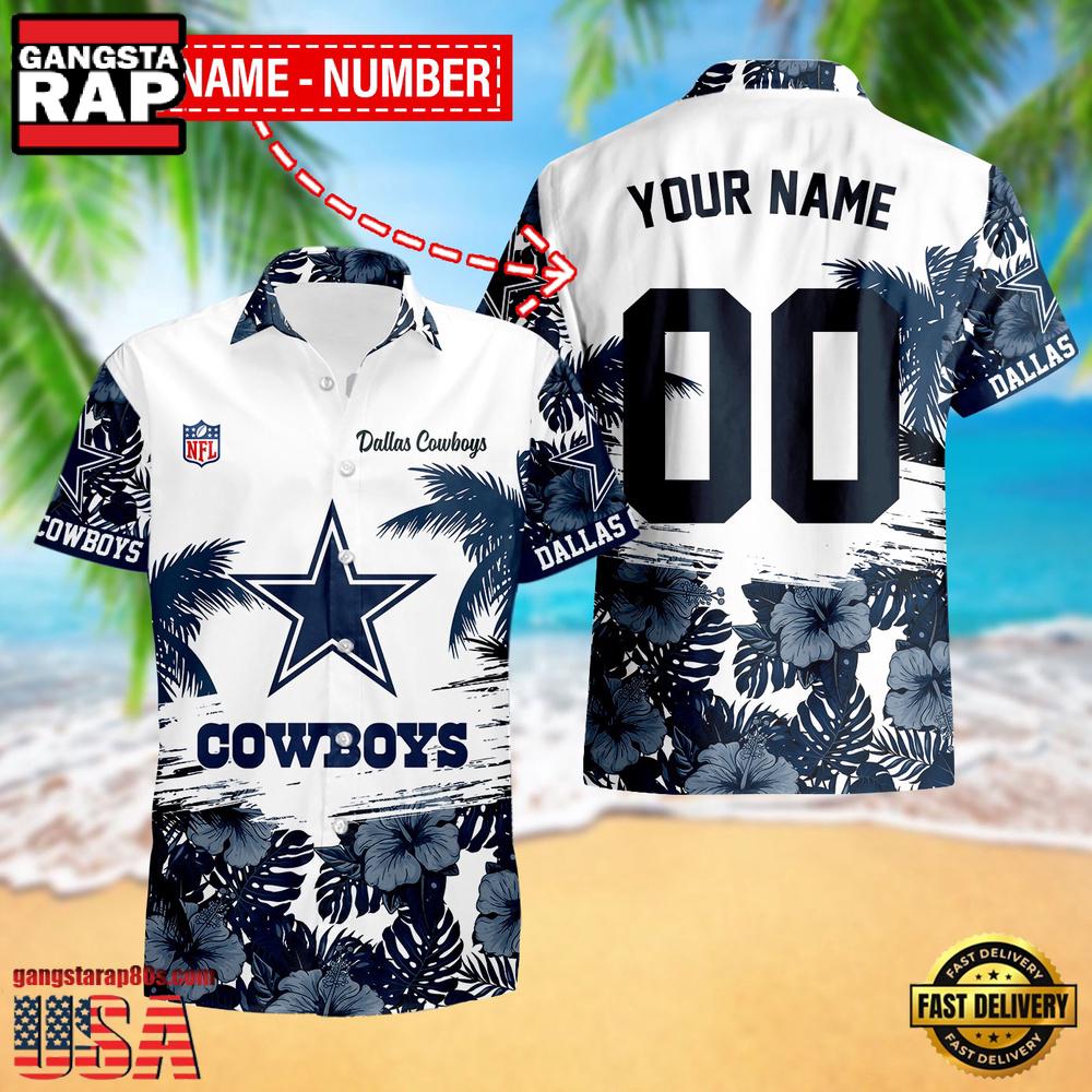 NFL Dallas Cowboys New Design 2025 Custom Name Number Hawaiian Shirt