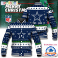 NFL Dallas Cowboys Snow Xmas Tree Christmas Custom Baseball Jacket