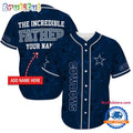 NFL Dallas Cowboys The Increadible Father Baseball Jersey
