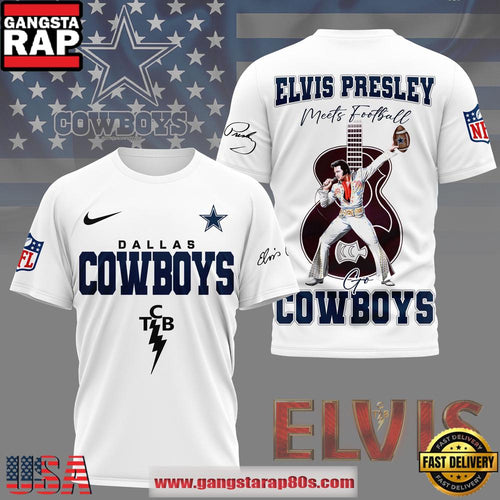 NFL Dallas Cowboys x Elvis Presley 2026 Unisex T-Shirt