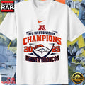 NFL Denver Broncos AFC West Champions 2025 Mascot T-Shirt