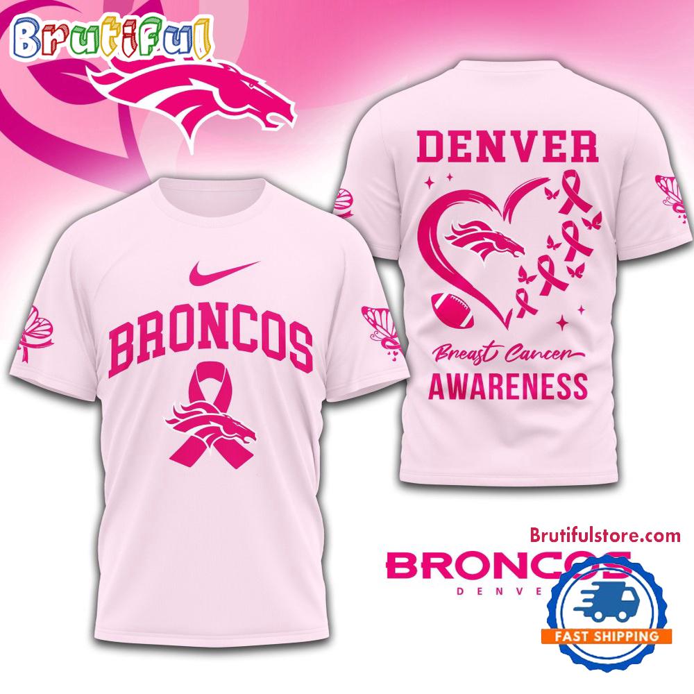 NFL Denver Broncos Breast Cancer Awareness Limited Edition Unisex T Shirt