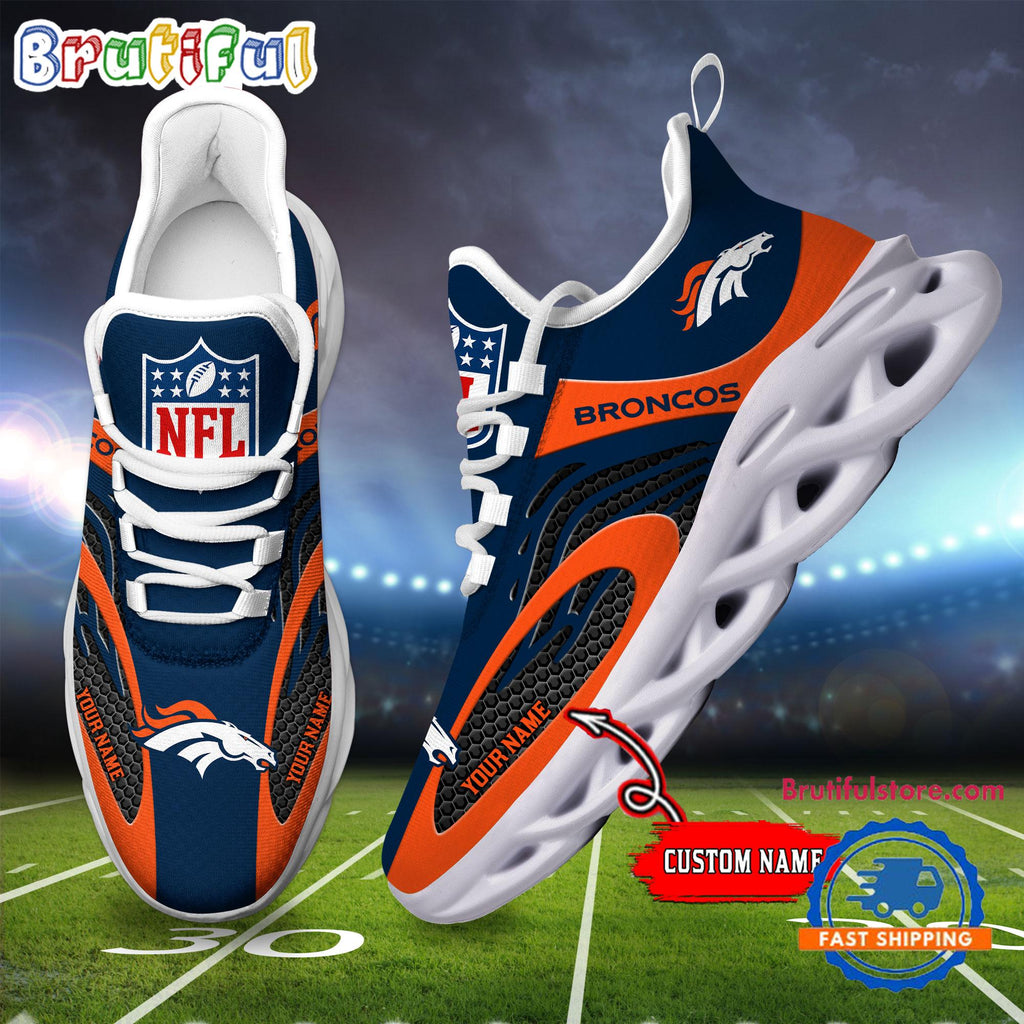 NFL Denver Broncos Football Logo Team New Design Max Soul Shoes Sneaker