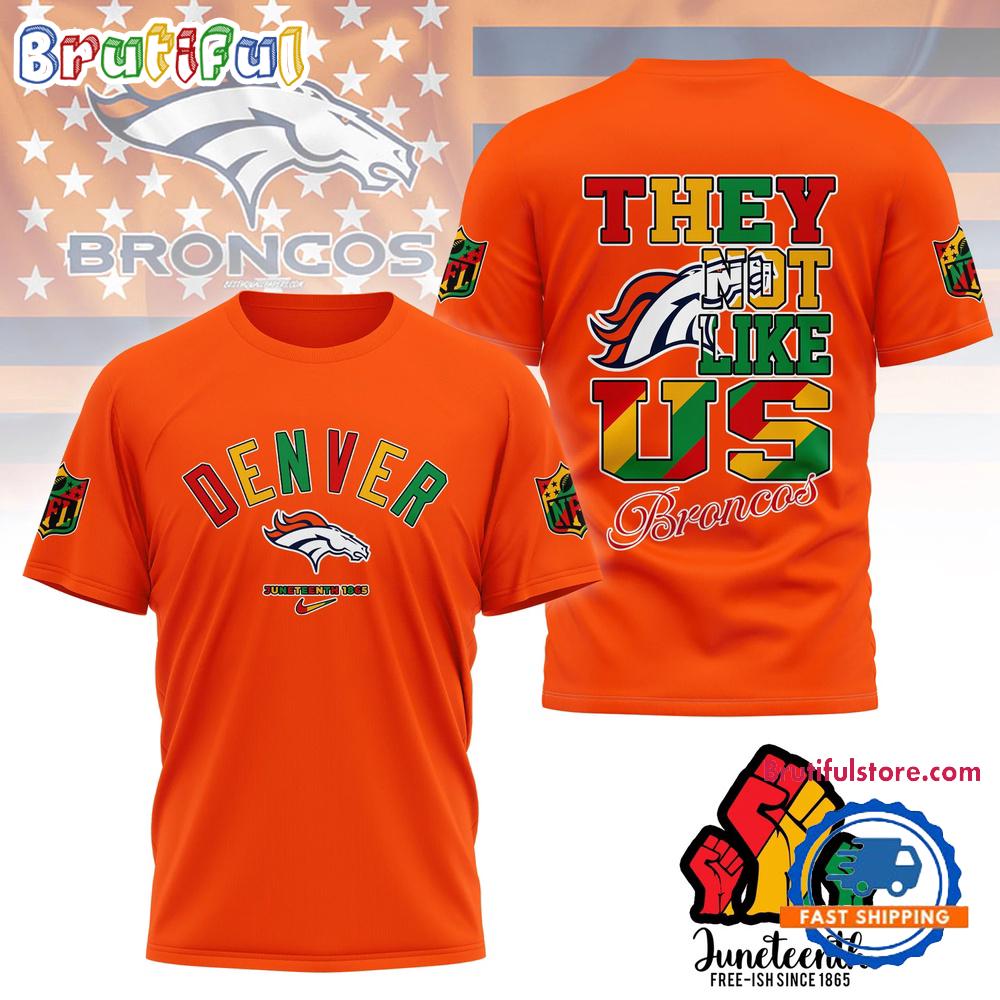 NFL Denver Broncos Football Team 2025 Juneteenth Freedom Day Unisex 3D Shirt