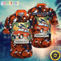 NFL Denver Broncos Hawaii Shirt Car Plam Tree Aloha Shirt
