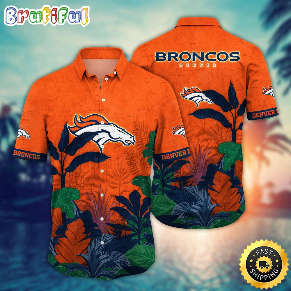 NFL Denver Broncos Hawaii Shirt Flower Hawaiian Style Statements