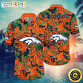 NFL Denver Broncos Hawaii Shirt Flower Tropical Holiday Attire