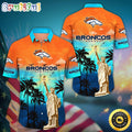 NFL Denver Broncos Hawaii Shirt Statue Of Liberty Aloha Shirt