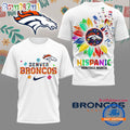 NFL Denver Broncos Hispanic Heritage Month Unisex 3D Shirt