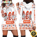 NFL Denver Broncos Hoodie Dress Gnomes All Over Print Hoodie Women