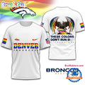 NFL Denver Broncos Human Rights Campaign LGBT Pride Month 3D T Shirt