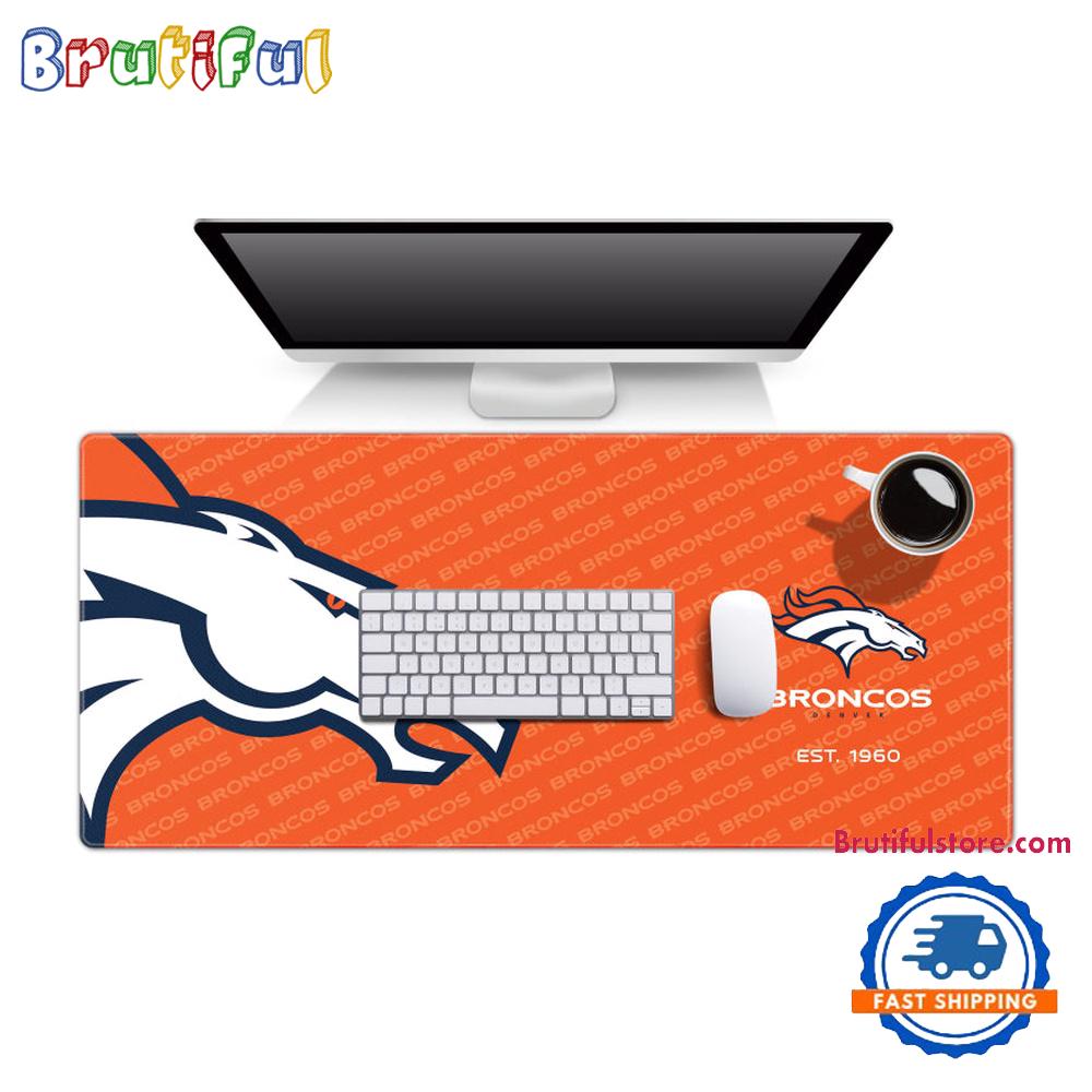 NFL Denver Broncos Mouse Mats, Football Logo Series Desk Mouse Pad