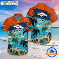 NFL Denver Broncos Palm Tree Summer Beach Aloha Hawaiian Shirt